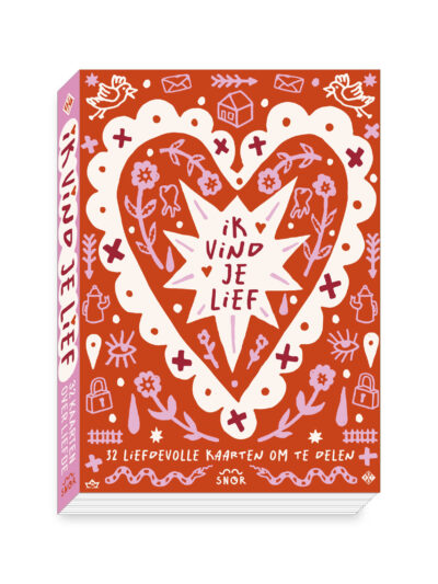 Ik vind je lief, kaartenboekje – Ansichtkaarten voor degene die je liefhebt